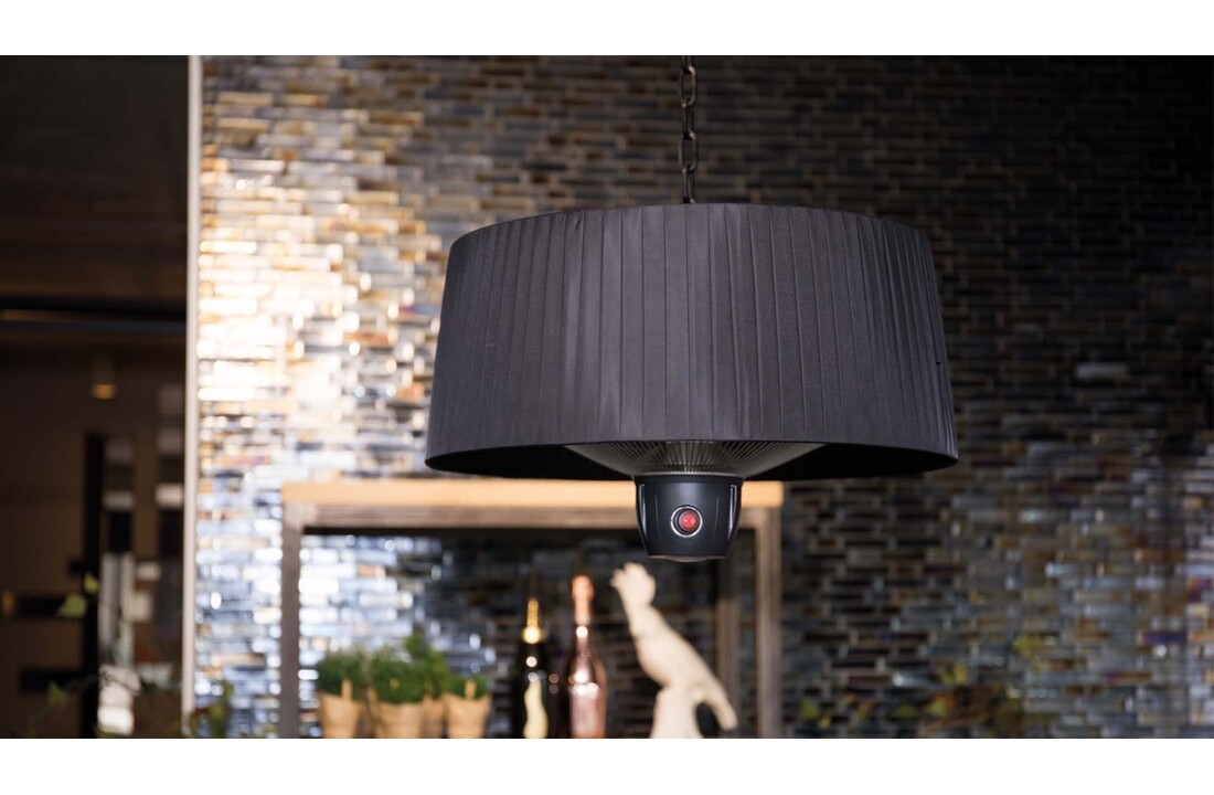 Sunred terrasverwarmer Artix Compact Zwart Hangend