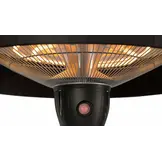 Sunred terrasverwarmer Artix Compact Zwart Hangend