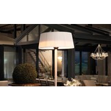Sunred terrasverwarmer Artix Wit Staand