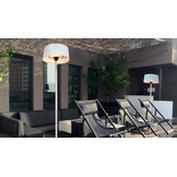 Sunred terrasverwarmer Artix Wit Staand