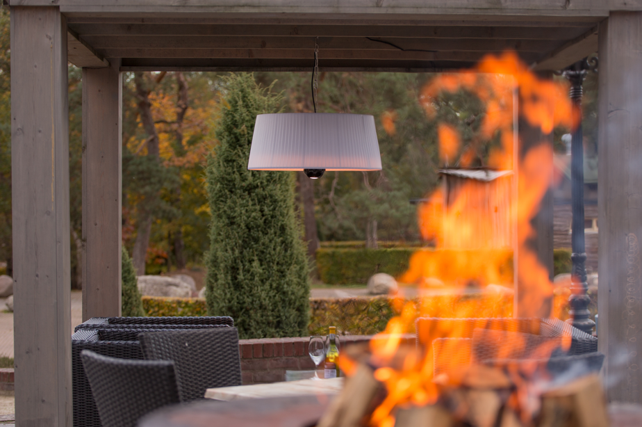 Sunred terrasverwarmer Artix Compact hangend