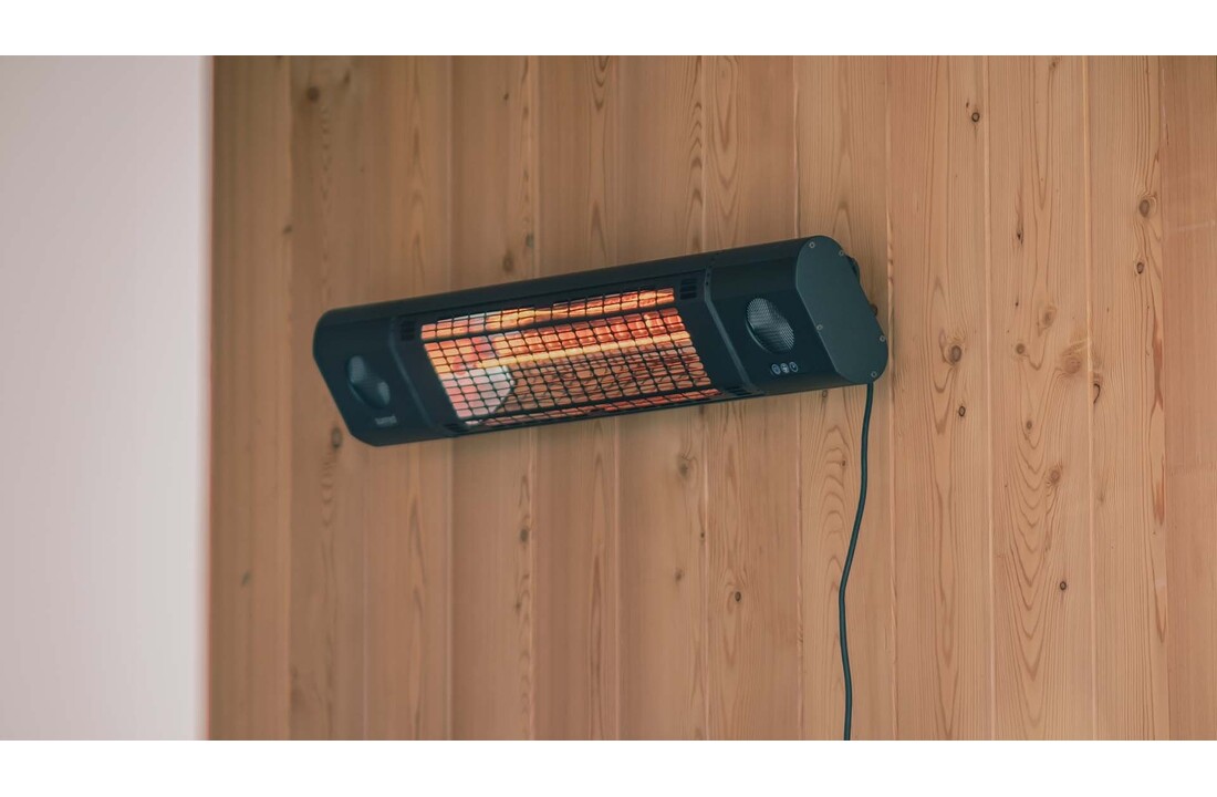 Sunred terrasverwarmer Sun and Sound 2000W