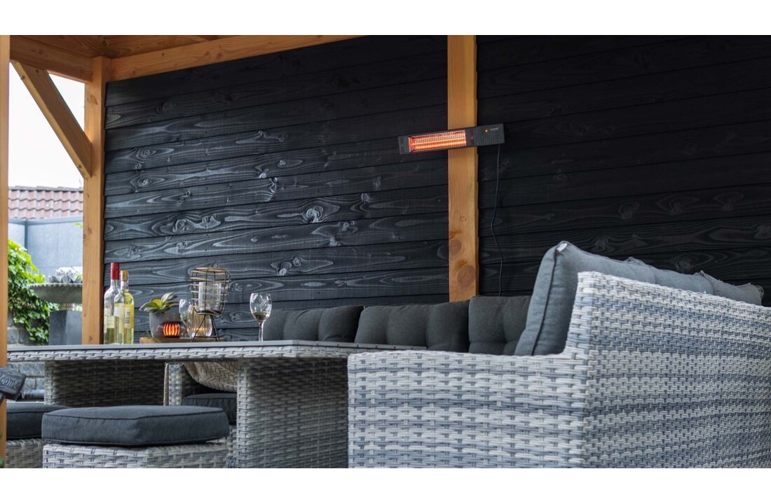 Sunred terrasverwarmer Fortuna wand 1500W