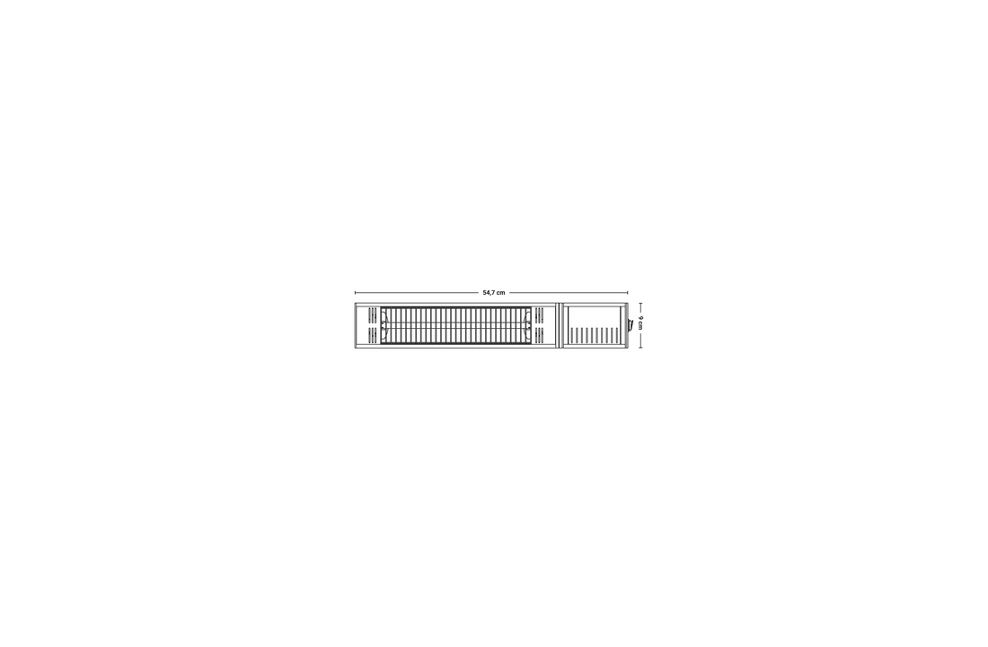 Sunred terrasverwarmer Fortuna wand 1500W