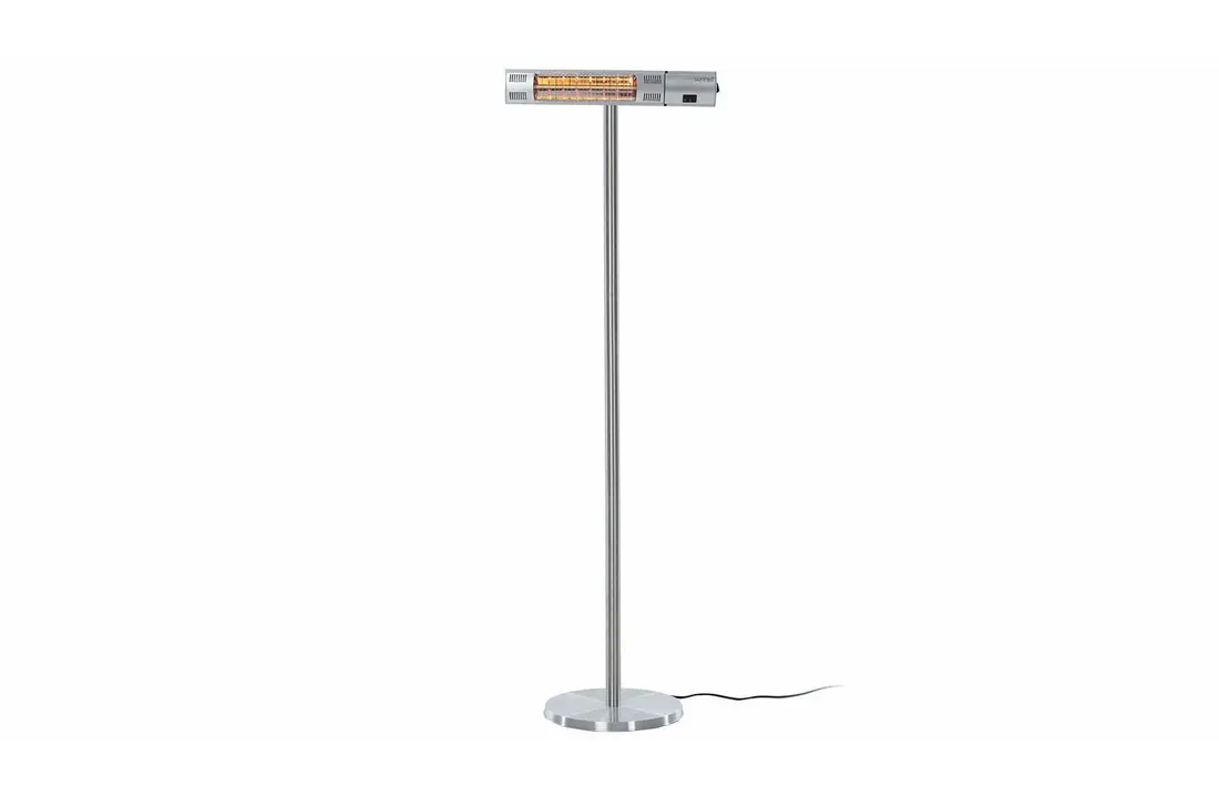 Sunred terrasverwarmer Ultra Zilver staand