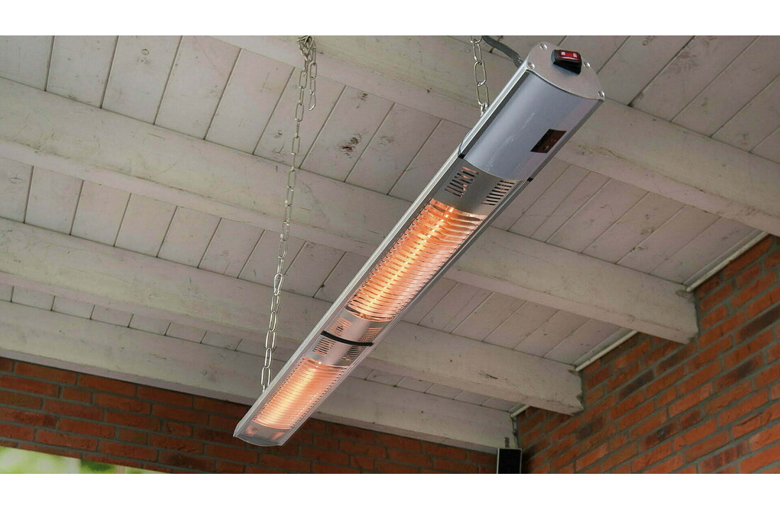 Sunred terrasverwarmer Ultra Zilver wand/hangend