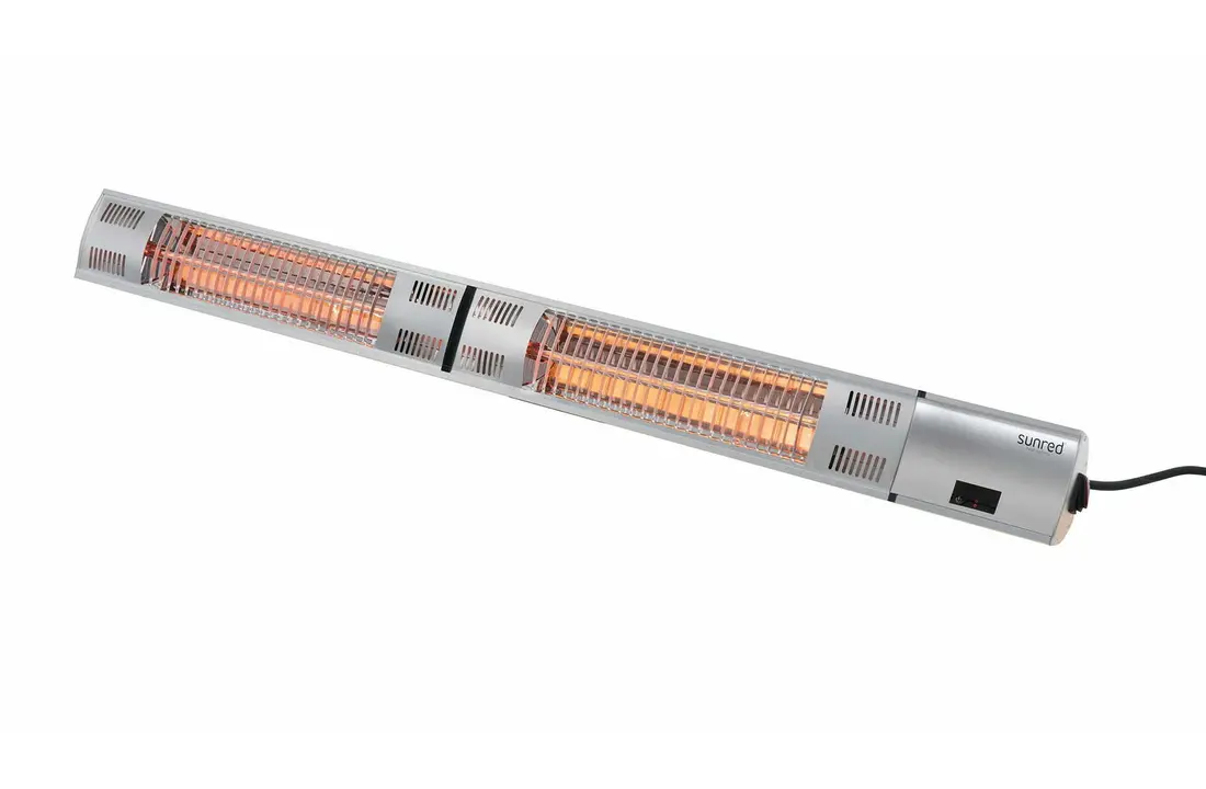 Sunred terrasverwarmer Ultra Zilver wand/hangend