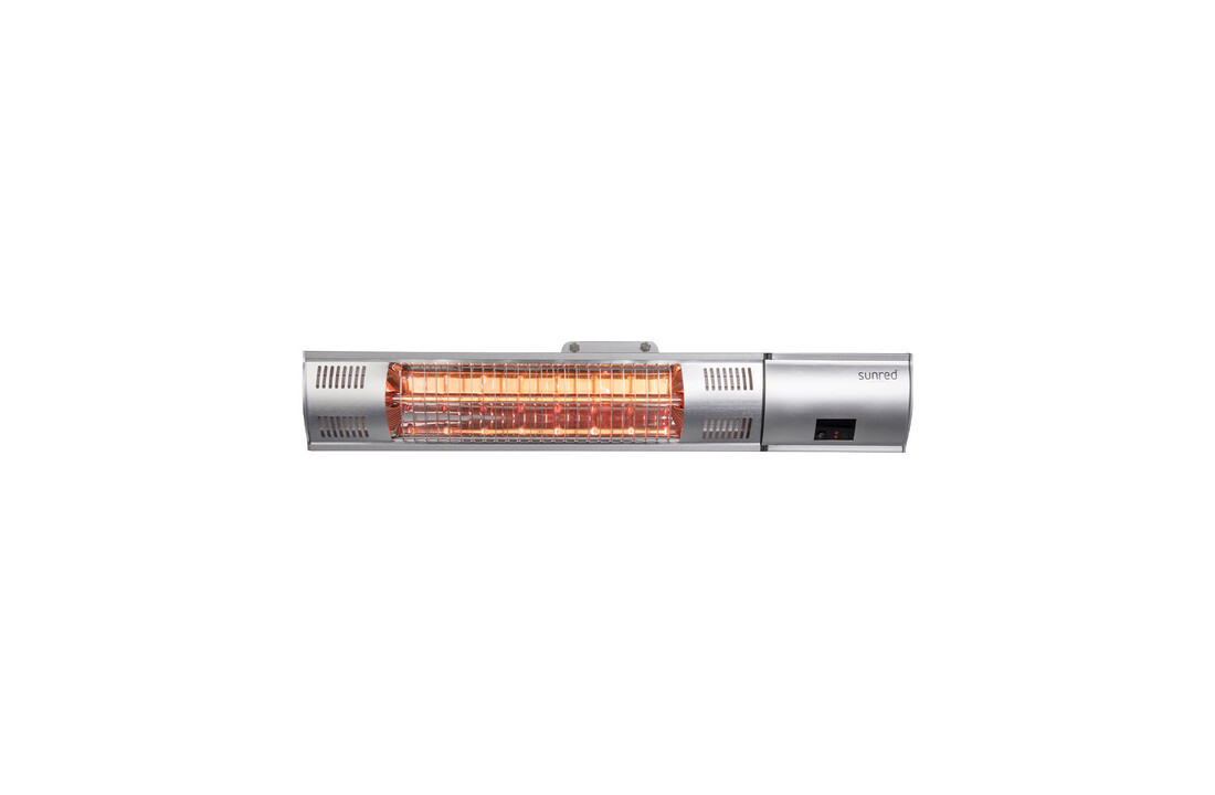 Sunred terrasverwarmer Ultra Zilver wand