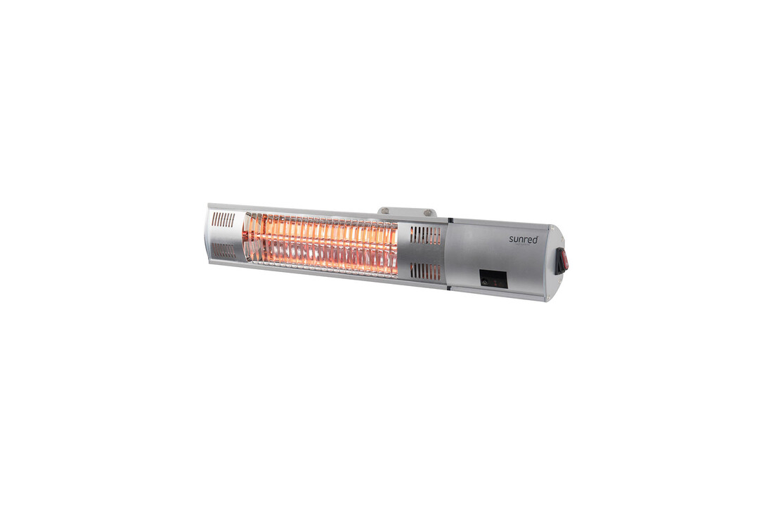 Sunred terrasverwarmer Ultra Zilver wand
