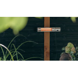 Sunred terrasverwarmer Ultra Zilver wand