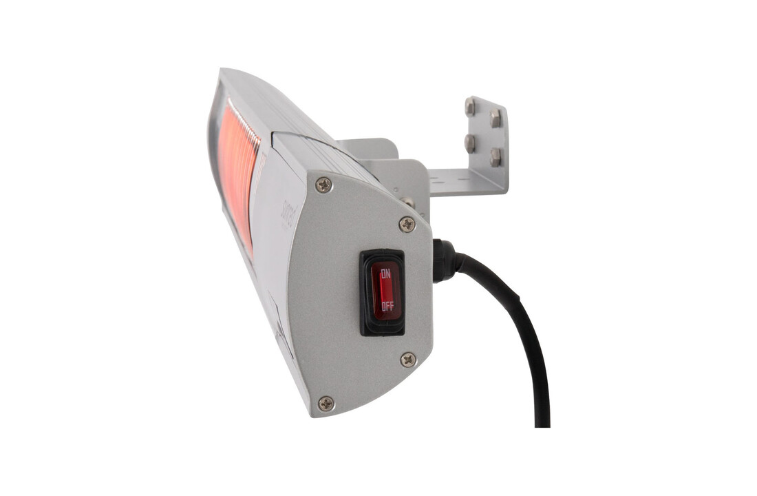 Sunred terrasverwarmer Ultra Zilver wand