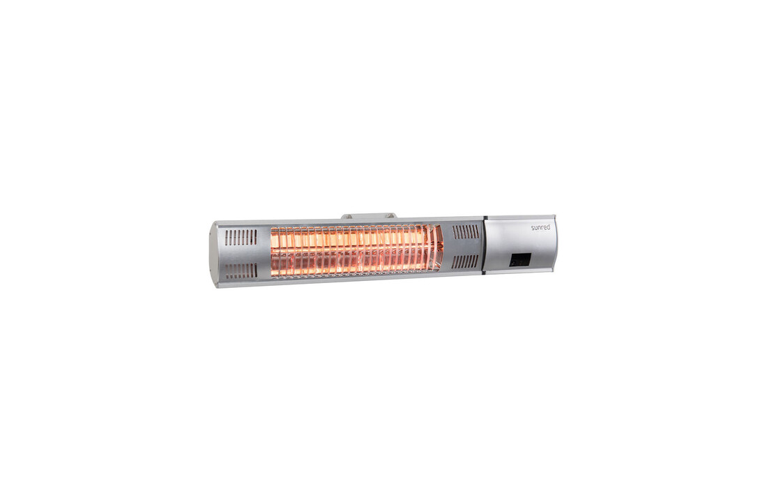 Sunred terrasverwarmer Ultra Zilver wand