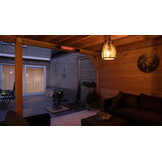 Sunred terrasverwarmer wand 2500W