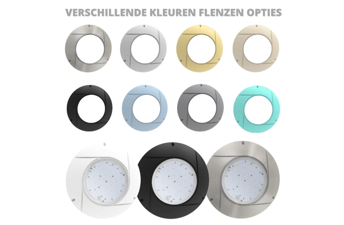 Seamaid zwembadlamp - RGB - plat model