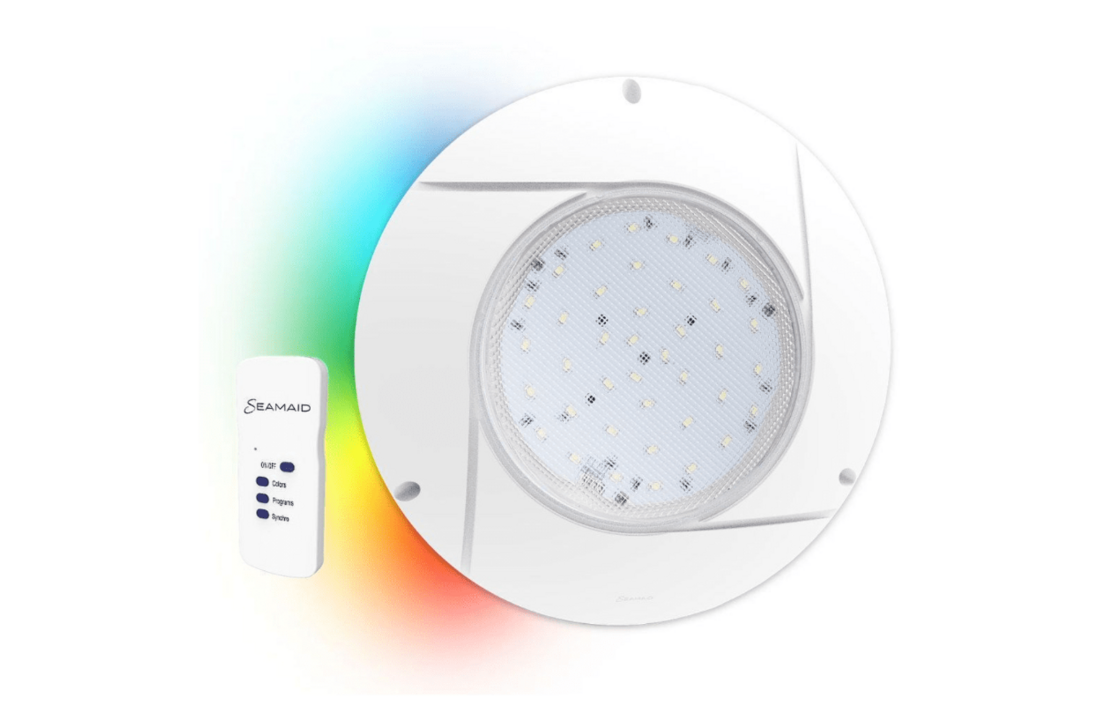 Seamaid zwembadlamp - RGB - plat model