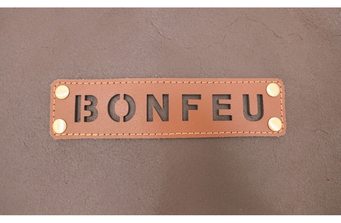 Bonfeu leren schort