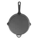 Cuisinova Grillpan Gietijzer Rond met handvat 28 cm Zwart