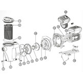 Hayward Superpool II VSTD motor verbindingsplaten