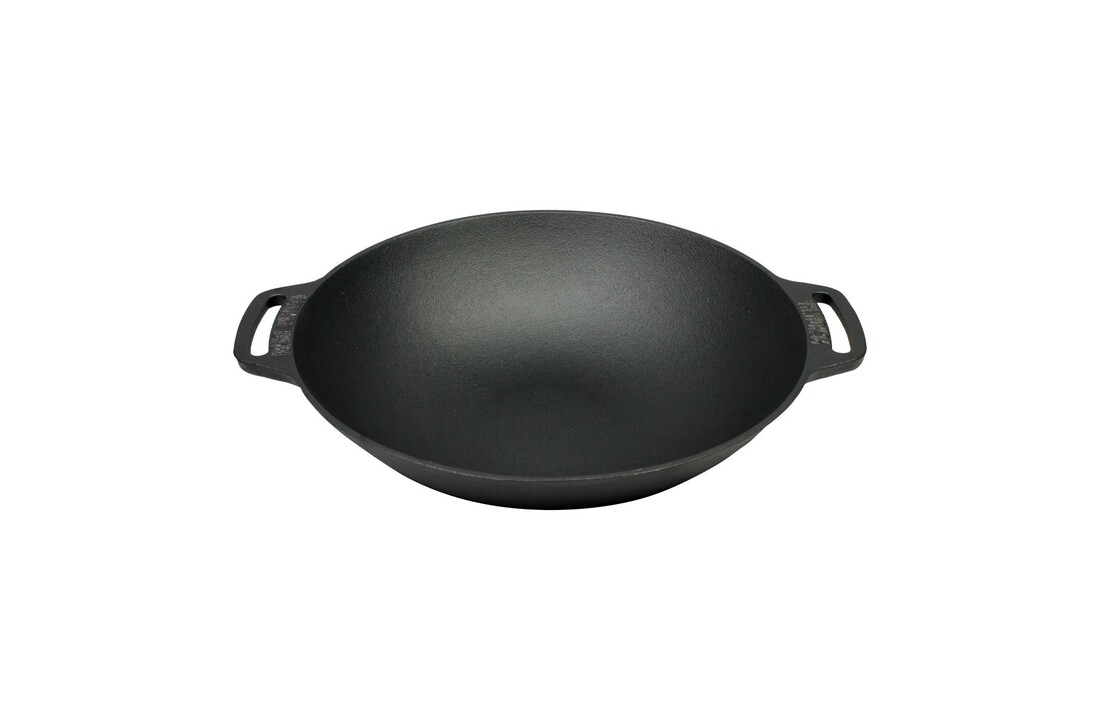 Valhal WokPan Gietijzer met Handgrepen 36 cm