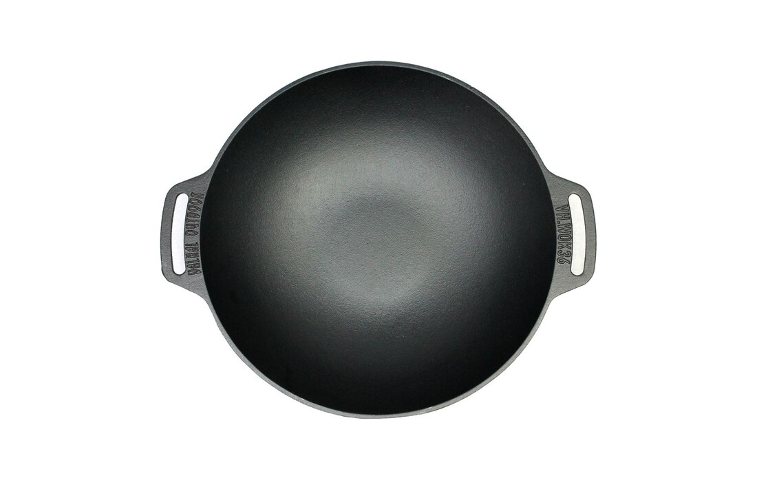 Valhal WokPan Gietijzer met Handgrepen 36 cm
