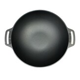 Valhal WokPan Gietijzer met Handgrepen 36 cm