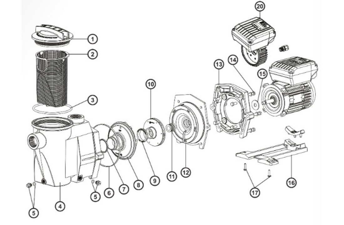 Hayward Superpool II VSTD filtermand