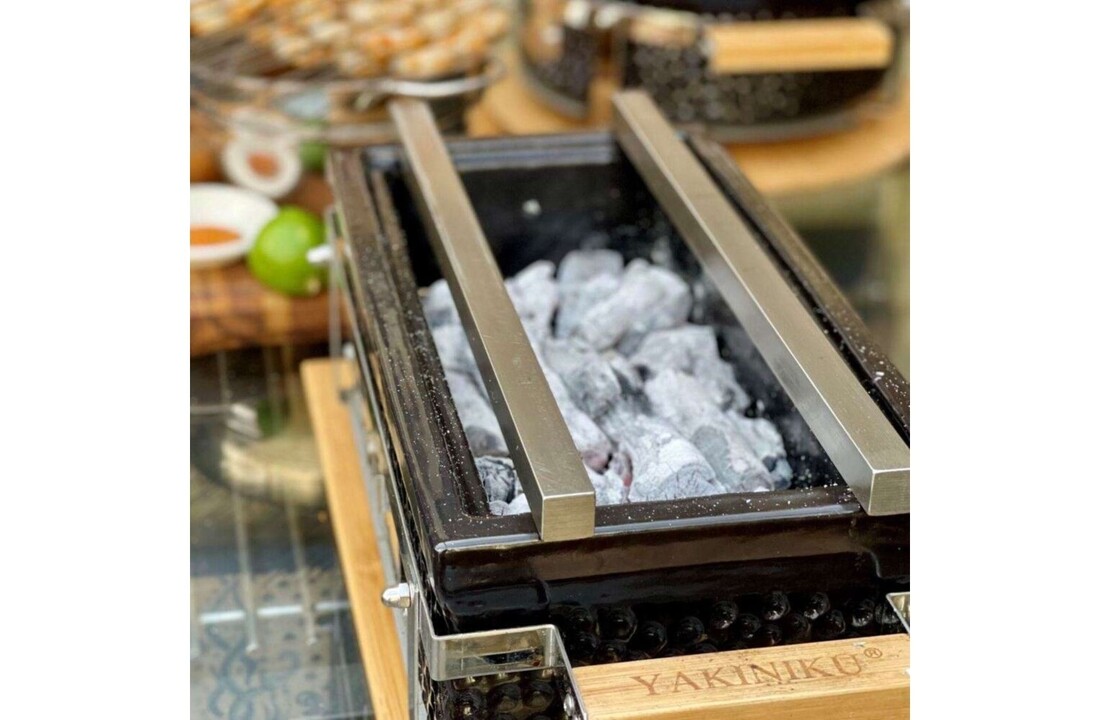 Yakiniku Shichirin Tafelgrill Rechthoekig - Houtskool BBQ