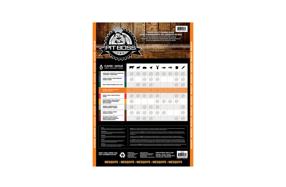 Pit Boss Hout Pellets Barbecue Mesquite Blend - 9kg