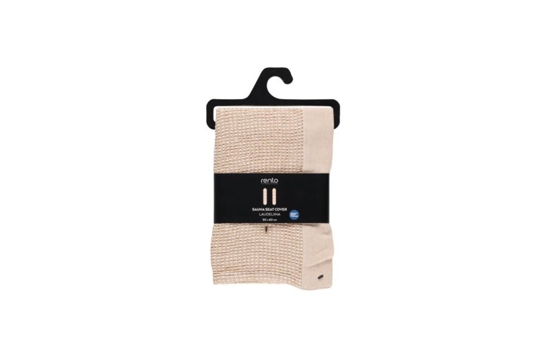 Rento Handdoek Kenno 50x60 cm Beige/Wit
