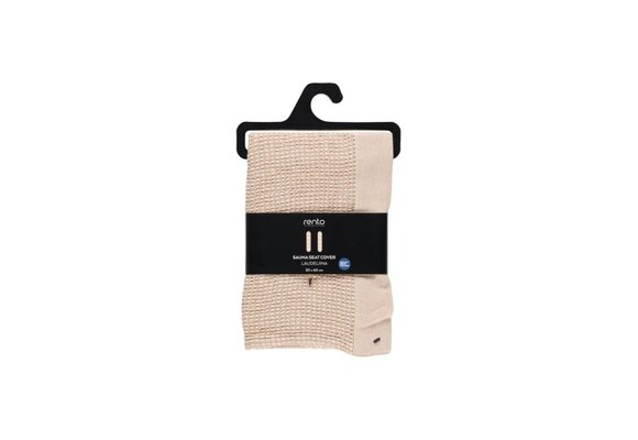 Rento Handdoek Kenno 50x60 cm Beige/Wit