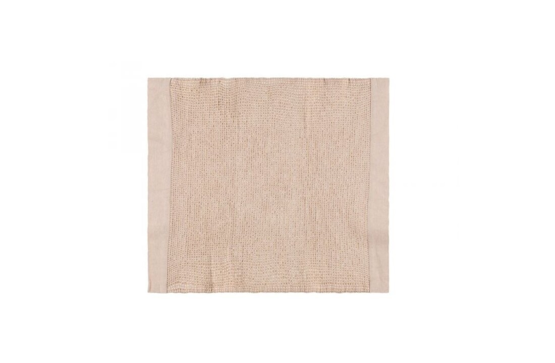 Rento Handdoek Kenno 50x60 cm Beige/Wit