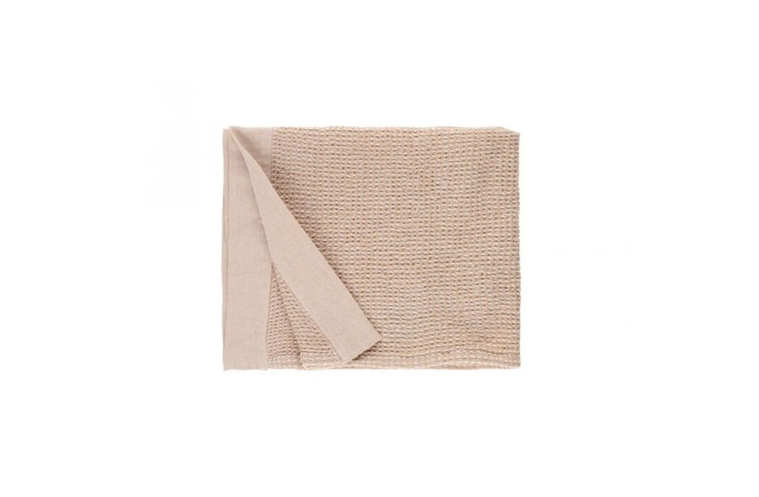 Rento Handdoek Kenno 50x60 cm Beige/Wit
