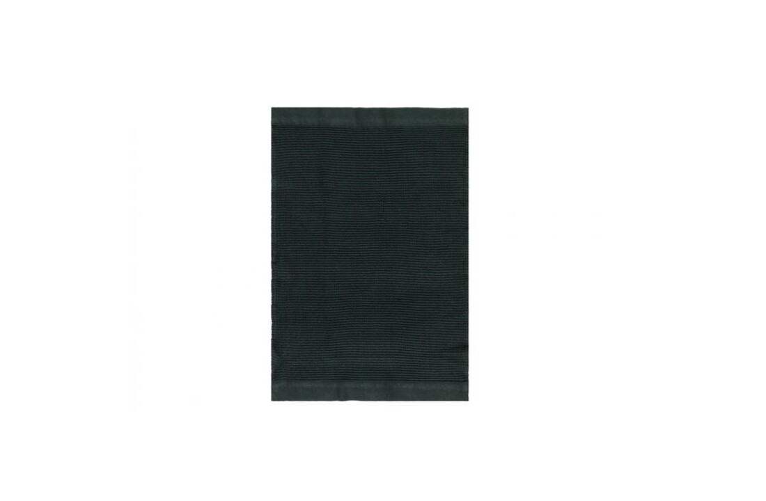 Rento Handdoek Kenno 50x70 cm Zwart / Donker groen