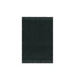 Rento Handdoek Kenno 50x70 cm Zwart / Donker groen