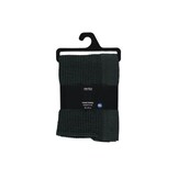 Rento Handdoek Kenno 50x70 cm Zwart / Donker groen
