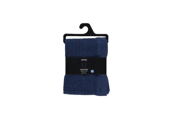 Rento Handdoek Kenno 50x70 cm donkerblauw
