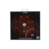 Rento Saunathermometer en hygrometer van dark bamboe