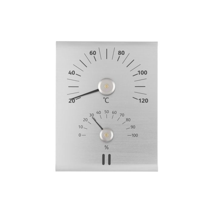 Rento Aluminium Sauna Thermometer - Hygrometer