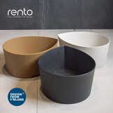 Rento Pisara wasbak 8,5 L zwart