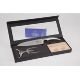 Tridens Brushed Fork & Goyon-Chazeau cutting set