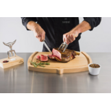 Tridens Brushed Fork & Goyon-Chazeau cutting set