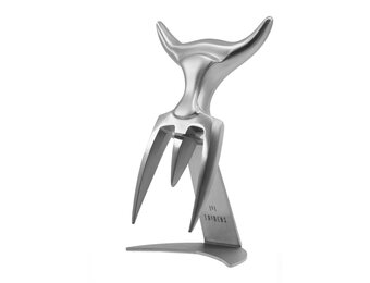 Brushed Fork & Stainless Steel Holder