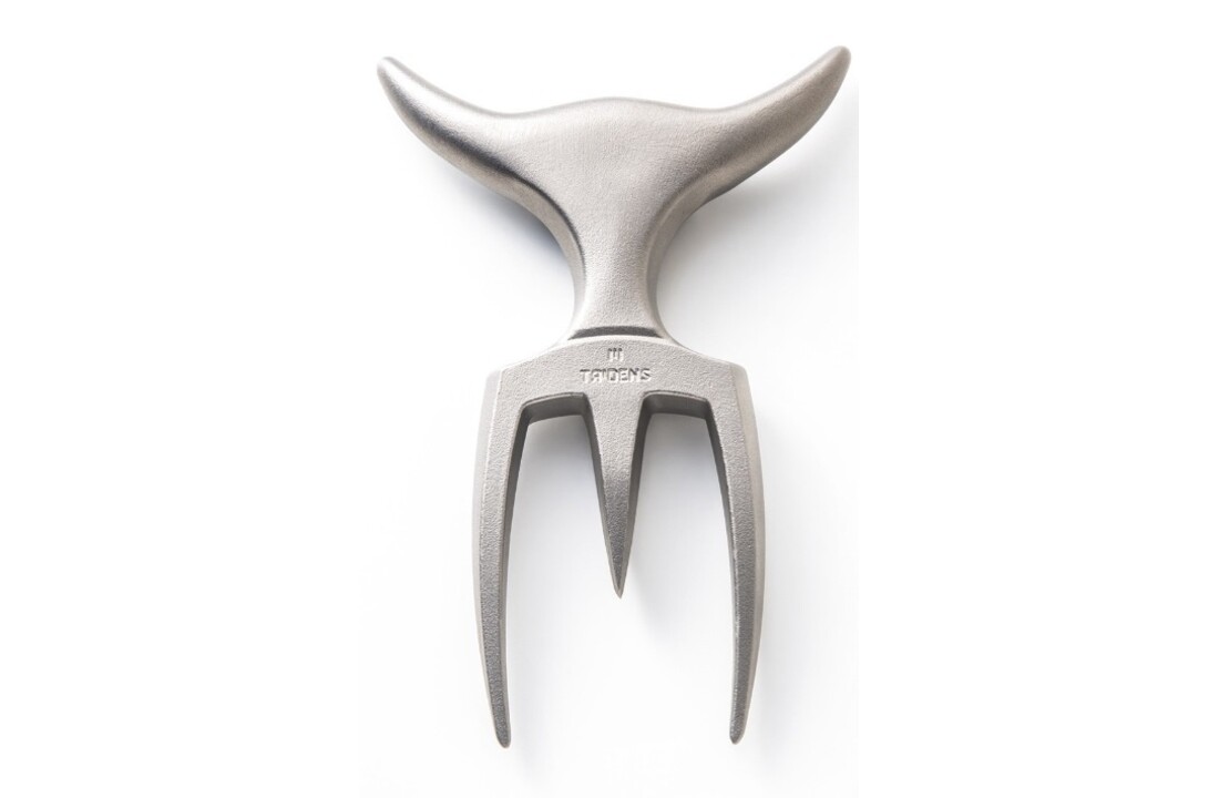 Brushed Fork & Stainless Steel Holder