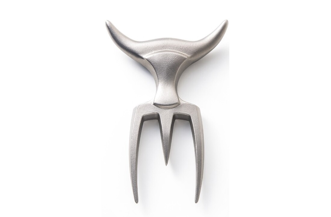 Brushed Fork & Stainless Steel Holder