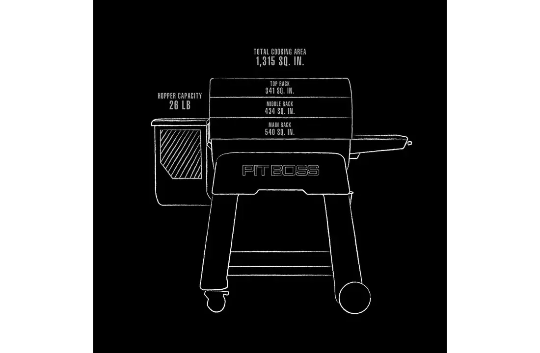 Pit Boss Competition Series 1250 - Pellet BBQ