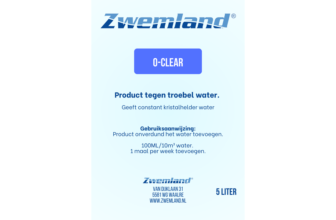 Zwemland | O-Clear 5L