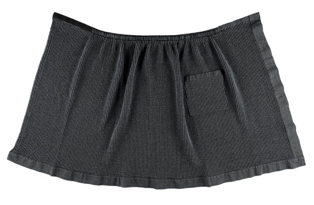 Rento Heupdoek Kenno 70x145 cm zwart/grijs