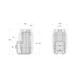 Huum saunakachel Hive Flow