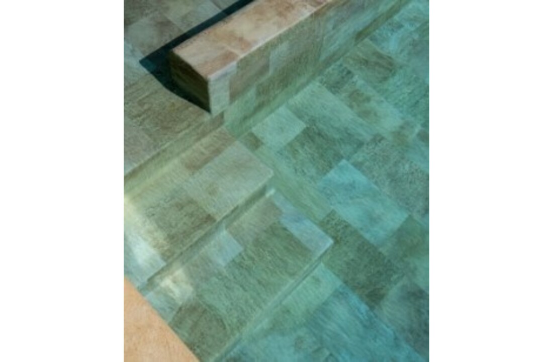Haogenplast zwembadfolie 3d effect golden