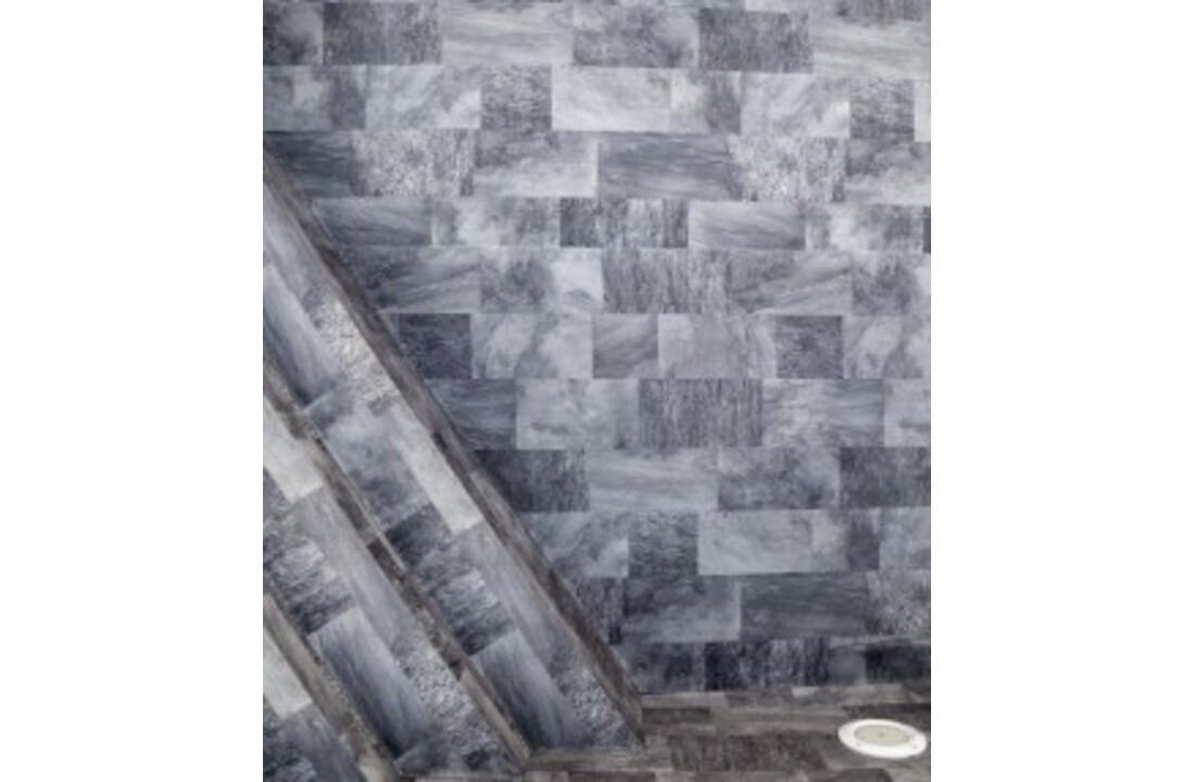 Haogenplast zwembadfolie 3d effect grey